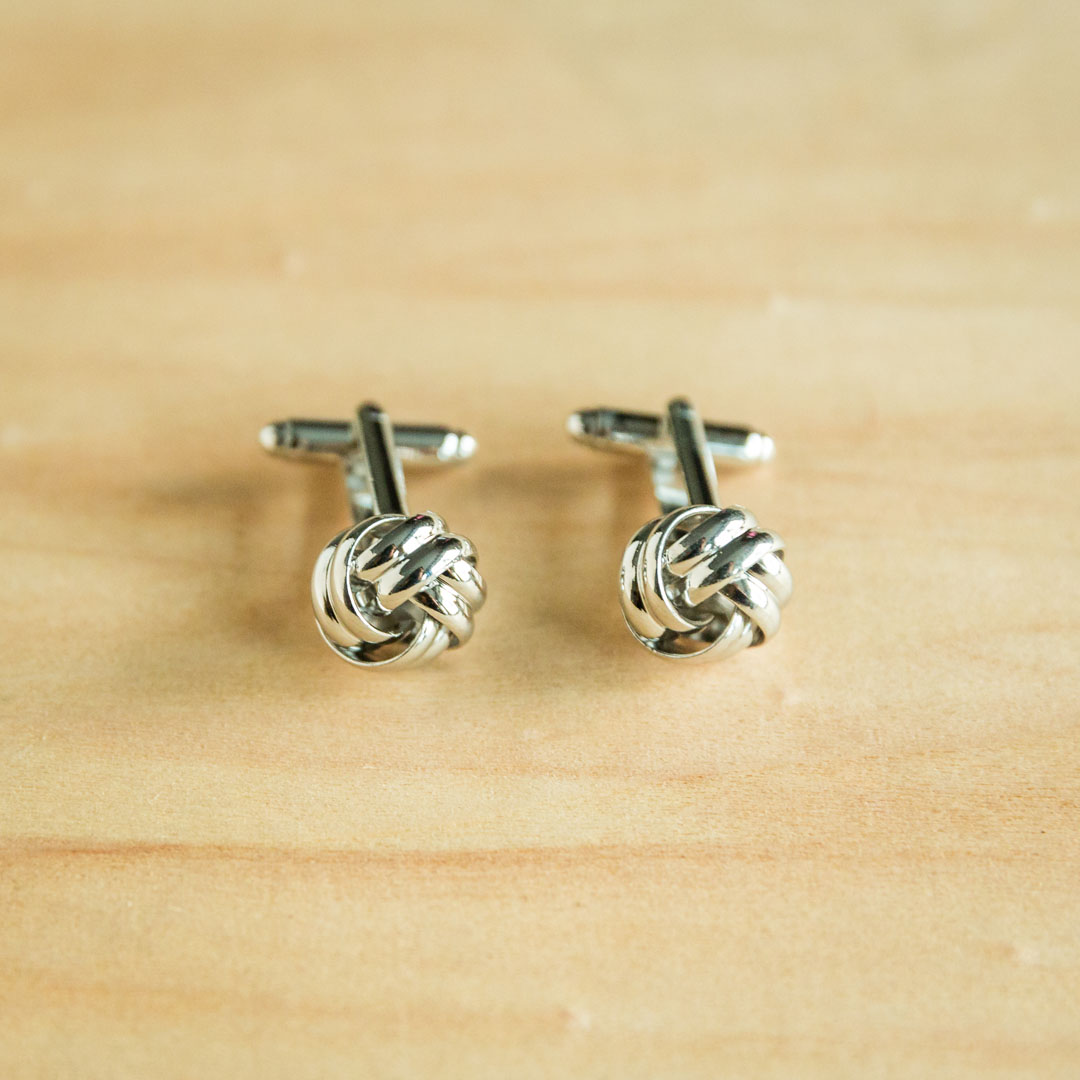 Knot Cufflinks silver